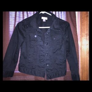 Loft Black Denim Jacket